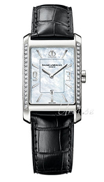 Baume & Mercier Hampton Biały/Skóra 42x27 mm MOA8811