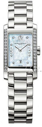 Baume & Mercier Hampton Biały/Stal 34x20 mm MOA8817