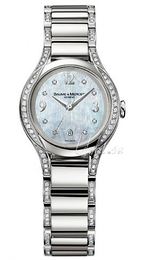 Baume & Mercier Linea Biały/Stal Ø30 mm MOA8800