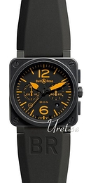 Bell & Ross Instrument Czarny/Guma 42x42 mm BR0394LtdBR