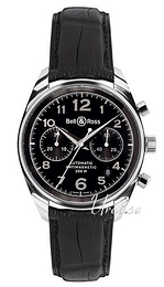 Bell & Ross Vintage Czarny/Skóra Ø39 mm BRVG126BL