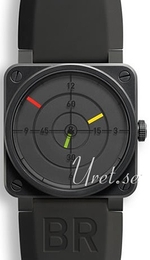 Bell & Ross BR 03-92 Czarny/Guma Ø42 mm BR0392-RADAR