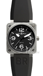Bell & Ross Instrument Czarny/Guma 46x46 mm BR0192BLA