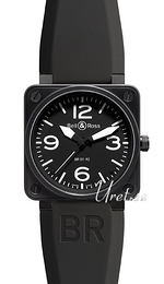 Bell & Ross Instrument Czarny/Guma 46x46 mm BR0192CAR