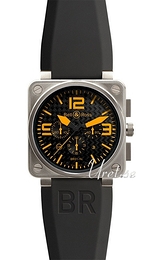 Bell & Ross Instrument Czarny/Guma 46x46 mm BR0194TITORA