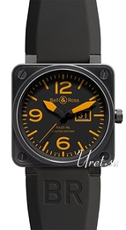 Bell & Ross Instrument Czarny/Guma 46x46 mm BR0196BIGDATORA
