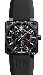 Bell & Ross Instrument Czarny/Guma 46x46 mm BR01TOU