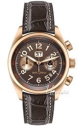 Bell & Ross Vintage Brązowy/Skóra Ø42 mm EDILIM