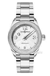 Bell & Ross Vintage Biały/Stal MYSDIAWHT2ROW