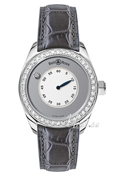 Bell & Ross Vintage Biały/Skóra MYSDIAWHTGOL