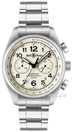 Bell & Ross Vintage Beżowy/Stal Ø42 mm VIN126XLBEI