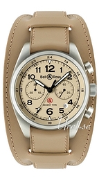 Bell & Ross Vintage Beżowy/Skóra Ø42 mm VINDES126XL