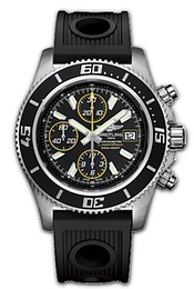 Breitling Superocean II Chronograph Czarny/Guma Ø44 mm A13341-4118