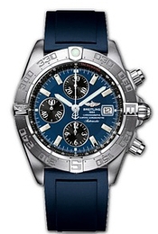 Breitling Galactic Chronograph II Niebieski/Guma Ø44 mm A13364-8221