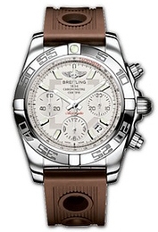 Breitling Chronomat 41 Biały/Guma Ø41 mm AB0140-0418