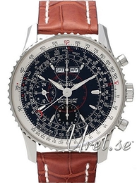 Breitling Montbrillant Datora Czarny/Skóra Ø43 mm A2133012-B571-737P-A20BA.1