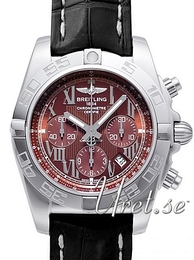 Breitling Chronomat 44 Czerwony/Skóra Ø43.5 mm AB011012-K522-743P-A20BA.1