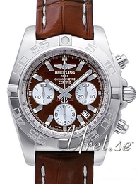 Breitling Chronomat 44 Brązowy/Skóra Ø43.5 mm AB011012-Q575-739P-A20BA.1