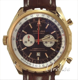 Breitling Chrono-Matic 49 Czarny/Skóra Ø44 mm 146 (741)