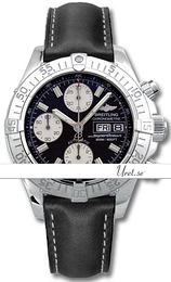 Breitling Chrono Superocean Czarny/Skóra Ø42 mm A13340-011 Black Calf