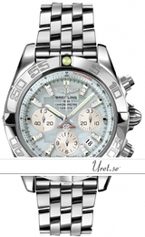 Breitling Chronomat 44 Biały/Stal Ø43.5 mm AB0110-235