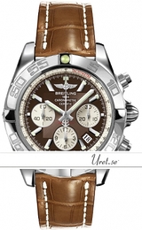 Breitling Chronomat 44 Brązowy/Skóra Ø43.5 mm AB0110-7912 Brown Croco