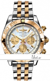 Breitling Chronomat 44 Biały/Stal Ø43.5 mm CB0110-256