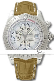 Breitling Chronomat Biały/Skóra Ø44 mm 149 (746)