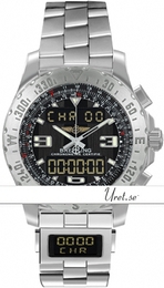 Breitling Co-Pilot Czarny/Stal 27x22 mm A78363-108C