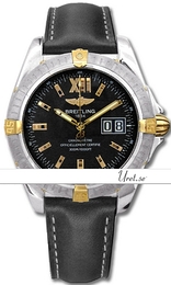 Breitling Cockpit Czarny/Skóra Ø41 mm 182BLA