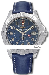 Breitling Colt GMT Niebieski/Skóra Ø41 mm A32350-371 / 318