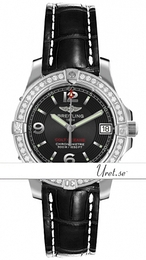 Breitling Colt Oceane Czarny/Skóra Ø33 mm A77380-3012D Black Croco