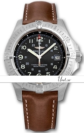 Breitling Colt Quartz Czarny/Skóra Ø41 mm A74380-3014