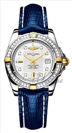 Breitling Galactic 32 Biały/Skóra Ø31.8 mm B71356L-2316D / 210