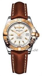 Breitling Galactic 32 Srebrny/Skóra Ø31.8 mm C71356L-041 / 217