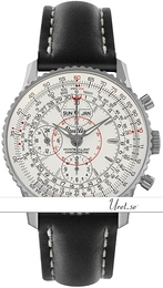 Breitling Montbrillant Datora Biały/Skóra Ø43 mm A21330-041