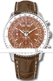 Breitling Montbrillant Datora Brązowy/Skóra Ø43 mm A21330-0912 Brown Croco