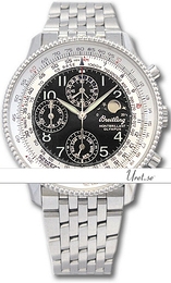 Breitling Montbrillant Olympus Czarny/Stal Ø42 mm A19350-305