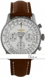 Breitling Navitimer Limited Srebrny/Skóra Ø41.8 mm A23322-121 Brown Calf