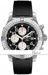 Breitling Avenger Super Avenger Czarny/Guma Ø48 mm A13370-1621 Black Rubber