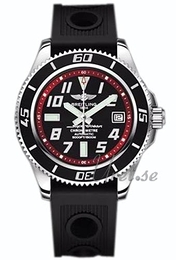 Breitling Superocean II 42 MM Czarny/Guma Ø42 mm A17364-1518