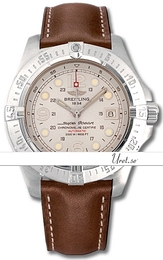 Breitling Superocean Steelfish Srebrny/Skóra Ø44 mm A17390-171 / 297