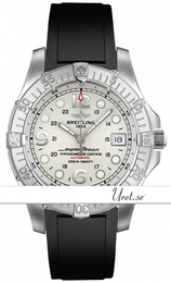 Breitling Superocean Steelfish Srebrny/Guma Ø44 mm A17390-1718 Black Rubber