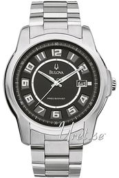 Bulova Precisionist Czarny/Stal Ø44 mm 96B129