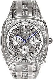 Bulova Crystal Srebrny/Stal 96C002