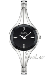 Bulova Bangle Czarny/Stal Ø26 mm 96L119