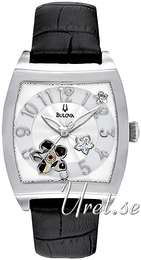 Bulova Mechanical Srebrny/Skóra 96P118