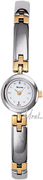 Bulova Dress Biały/Stal w odcieniu złota Ø13 mm 98T19