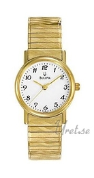 Bulova Bracelet Dam Biały/Stal w odcieniu złota 97L103