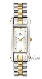 Bulova Bracelet Dam Biały/Stal Ø17 mm 98L009